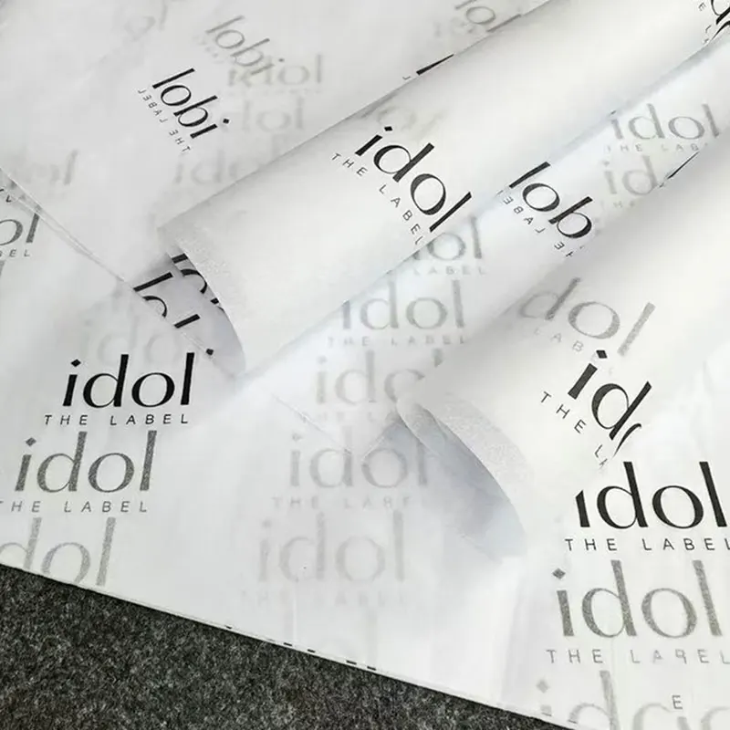 

Бумага для упаковки подарков с индивидуальным логотипом, бумага для упаковки букетов, одежды, ювелирных изделий, конфет, брендированная упаковочная бумага для подарочных коробок