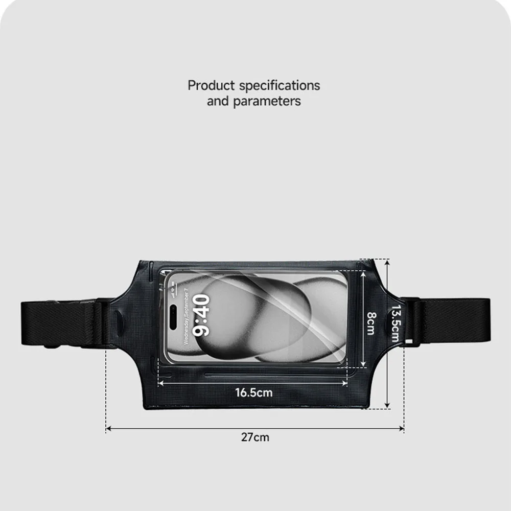 Buylor Waterproof Bag Swimming Ski Drift Diving Shoulder Waist Pack Bag Underwater Mobile Phone Bags Case Cover for Beach Sports