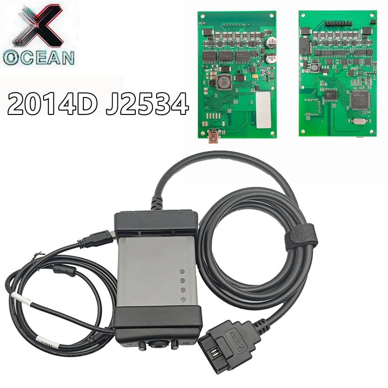 Best DICE 2014D J2534 Protocol Control Module Maintenance for Vo-lvo 2014D OBD2 Car Diagnostic Scanner Fast Shipping