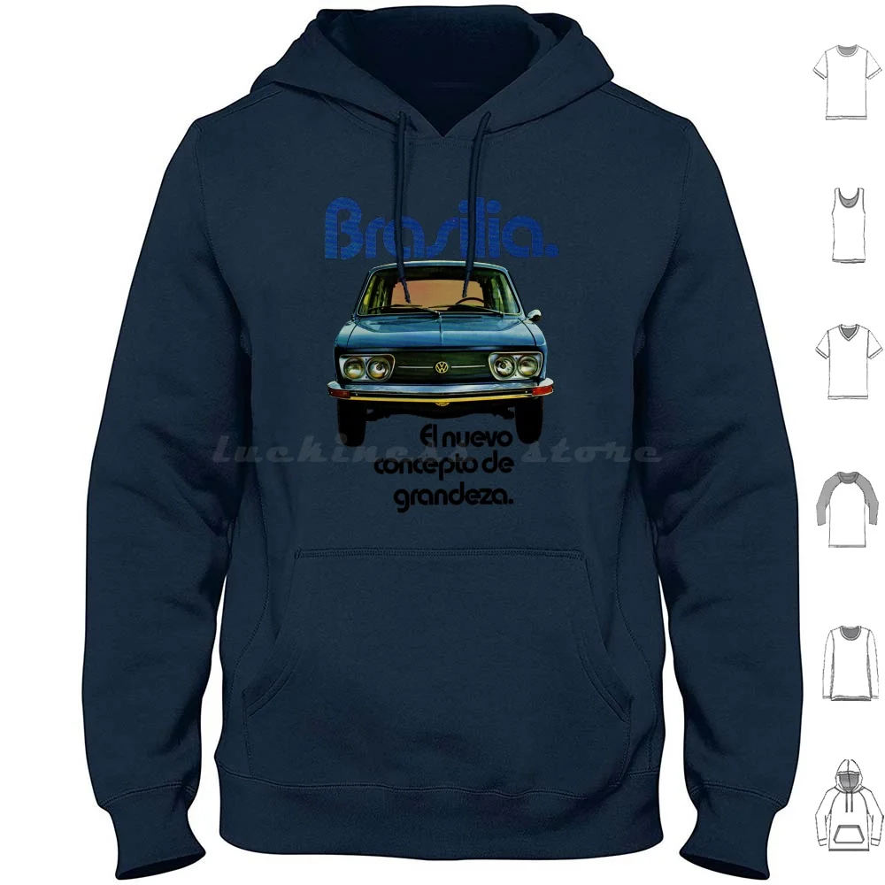 Brasilia moletom com capuz de algodão manga longa brasil brasil sul-americano argentina alemanha carros pai mãe dia dos pais