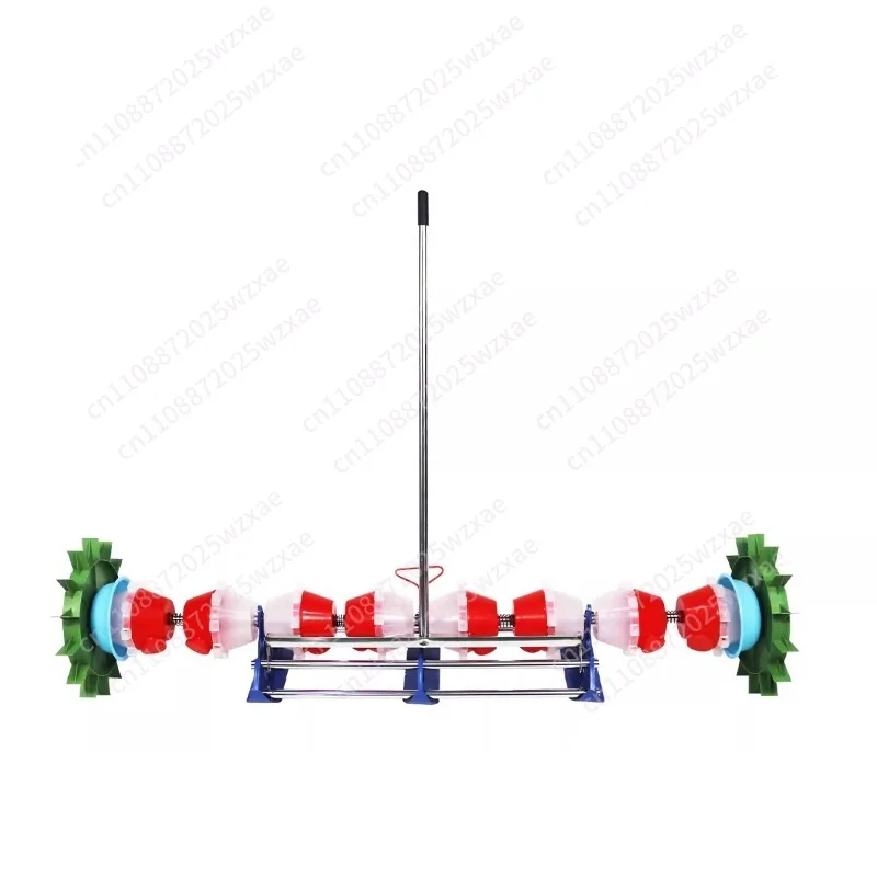 Modern color white farm Seeding Machine Hand-held Transplanting Tool Multifunction Paddy Planter Rice Drum Seeder