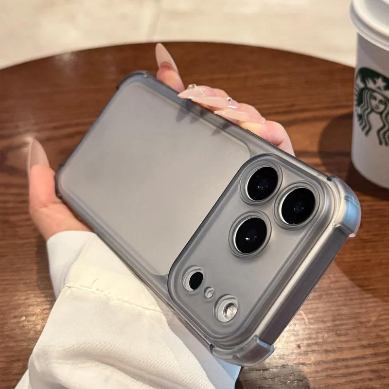 INS Candy Matte Stoßfeste Handyhülle für iPhone 18 17 Pro Max 16 15 13 14 12 11 XR XS 8 Plus Dünner Kameraschutz Weiche Hülle – Detail 7