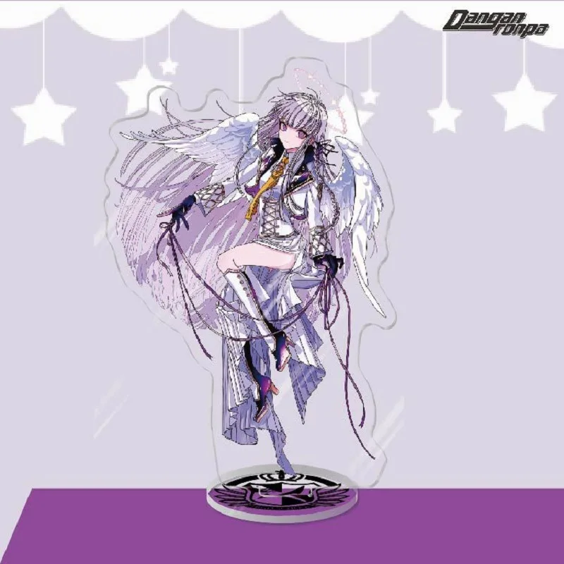 Anime Figures Kokichi Oma Kirigiri Kyoko New Acrylic Stand Model Keychains Naegi Makoto Desk Decor Prop Danganronpa Cartoon Gift