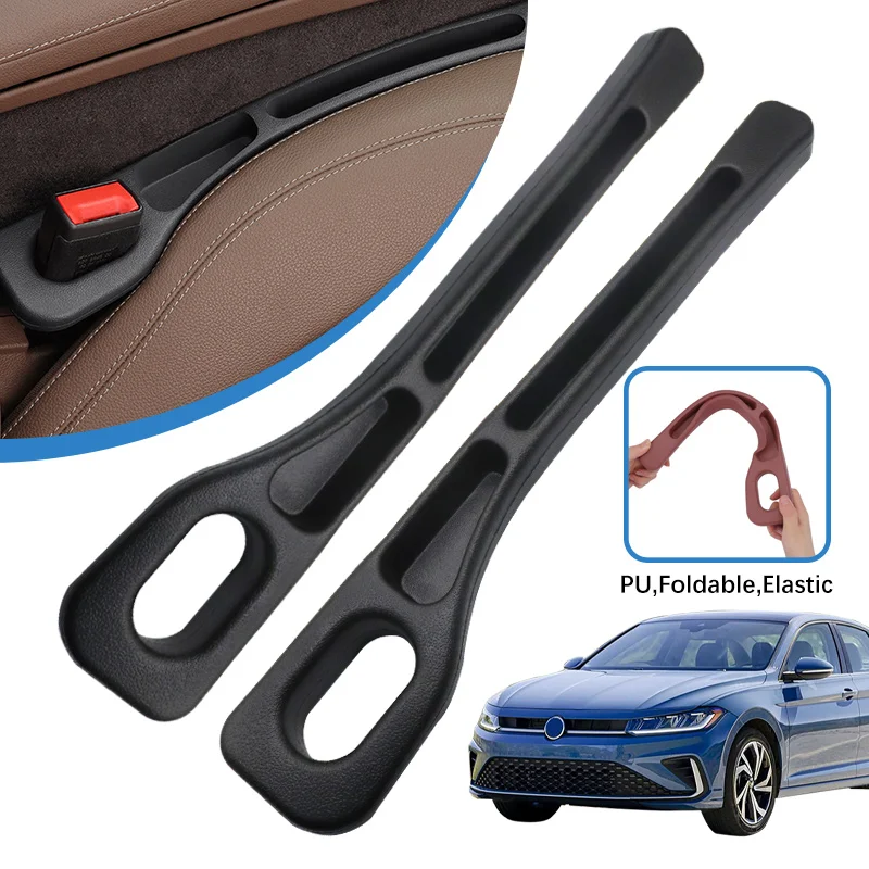 

2PCS Car Seat Gap Strip Crevice Organizer Storage FillerFor Volkswagen VW Jetta 7 6 5 4 MK2 MK3 MK4 MK5 MK6 MK7 2007-2019