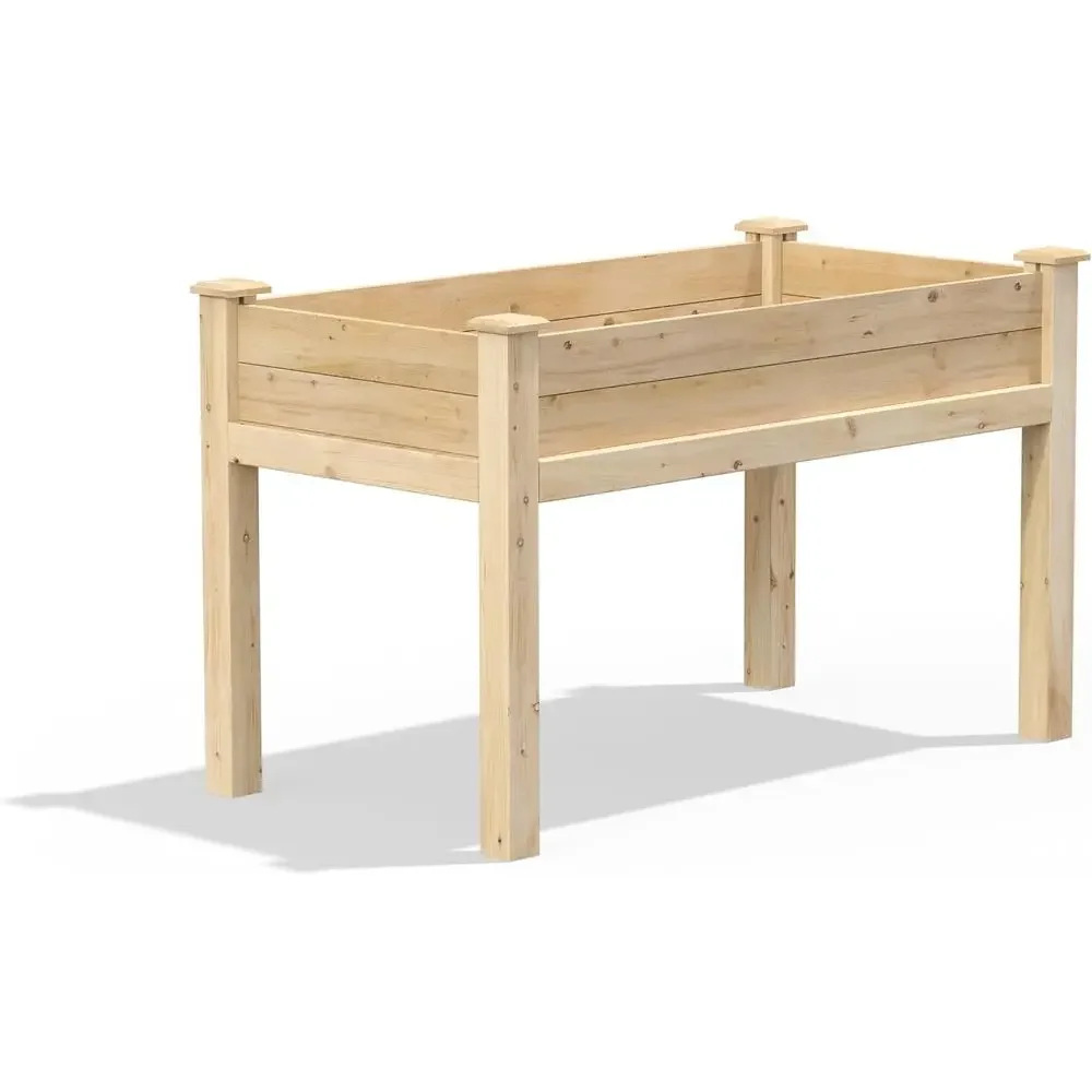 Raised Garden Bed, 24 x 48 x 31 - American-Made with North American Cedar