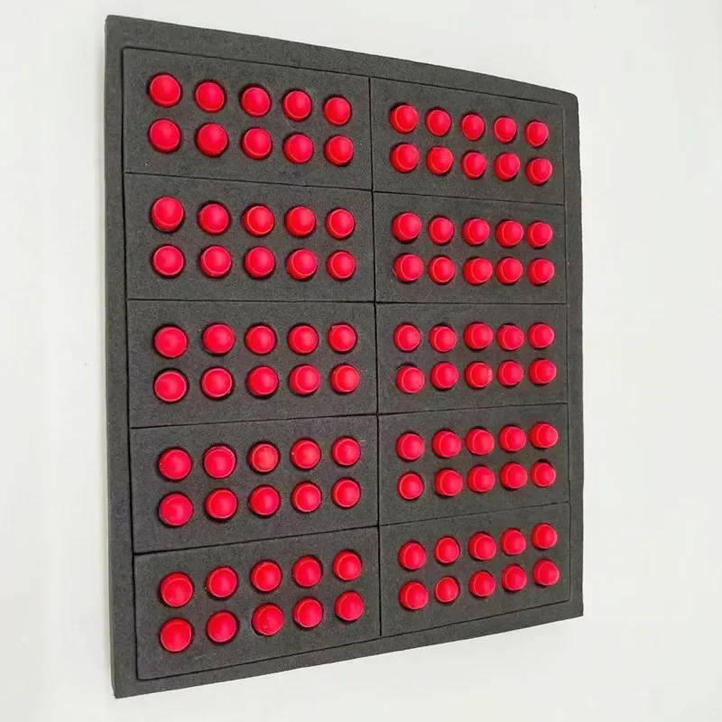 ลูกบอลยางอีวีเอ AY100 ชิ้น ขนาด 7*1.6 มม. สำหรับปืนอัดลม (ไม่ใช่พลาสติกแข็ง) ใช้กับปืนอัดลมและเพ้นท์บอล