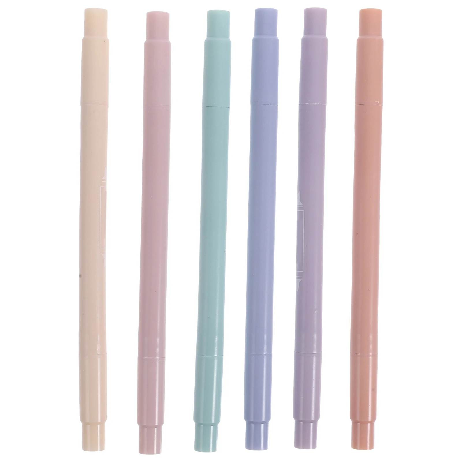

6Pcs Macaron Fluorescent Highlighters Aesthetic Colored Pens for School Journal Drawing Color Coding