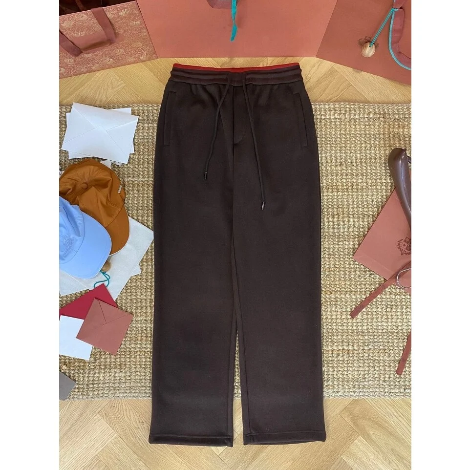 

Мужские брюки Loro из высококачественной шерстяной смеси: мягкие, свободного кроя, прямые штанины, хлопок, для повседневной носки зимой