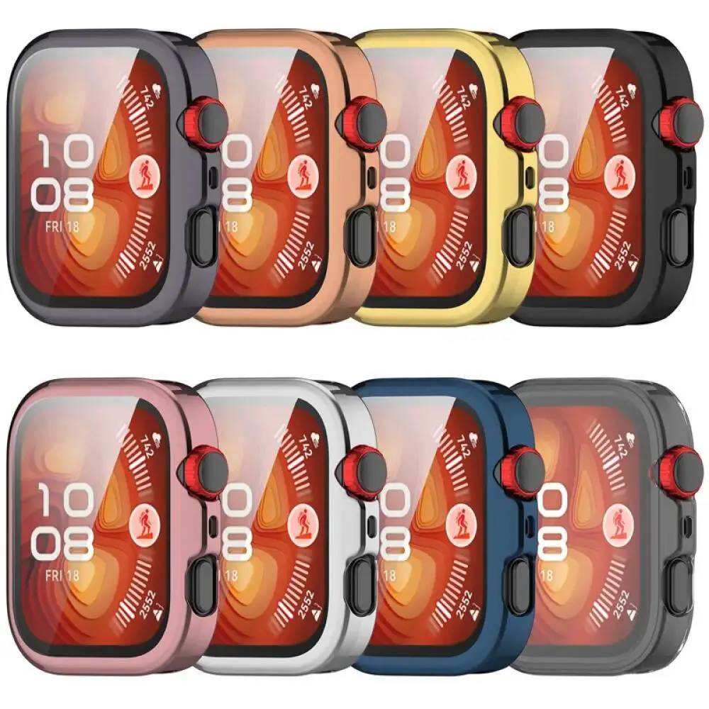 Silicone TPU Case For Huawei Watch Fit 4Pro Smartwatch Screen Protector Bumper For Huawei Watch Fit4 Fall Prevention Cover ShelI