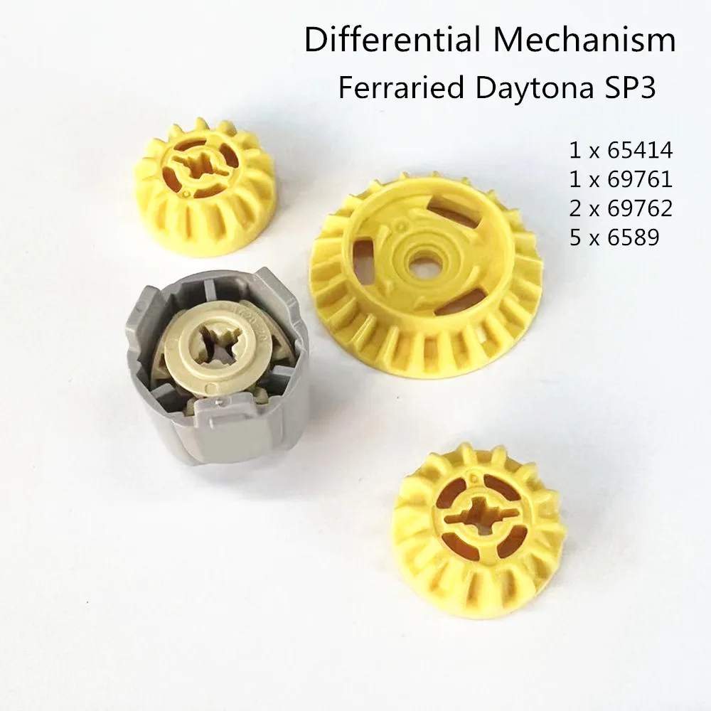 1 Ensemble de décennie s de Construction, Équipement 65414 69761 6589 69762 Ferrari DayRequiéventuelles 3 ou.com, Mécanisme GBC, Jouet pour Module Haut MOC