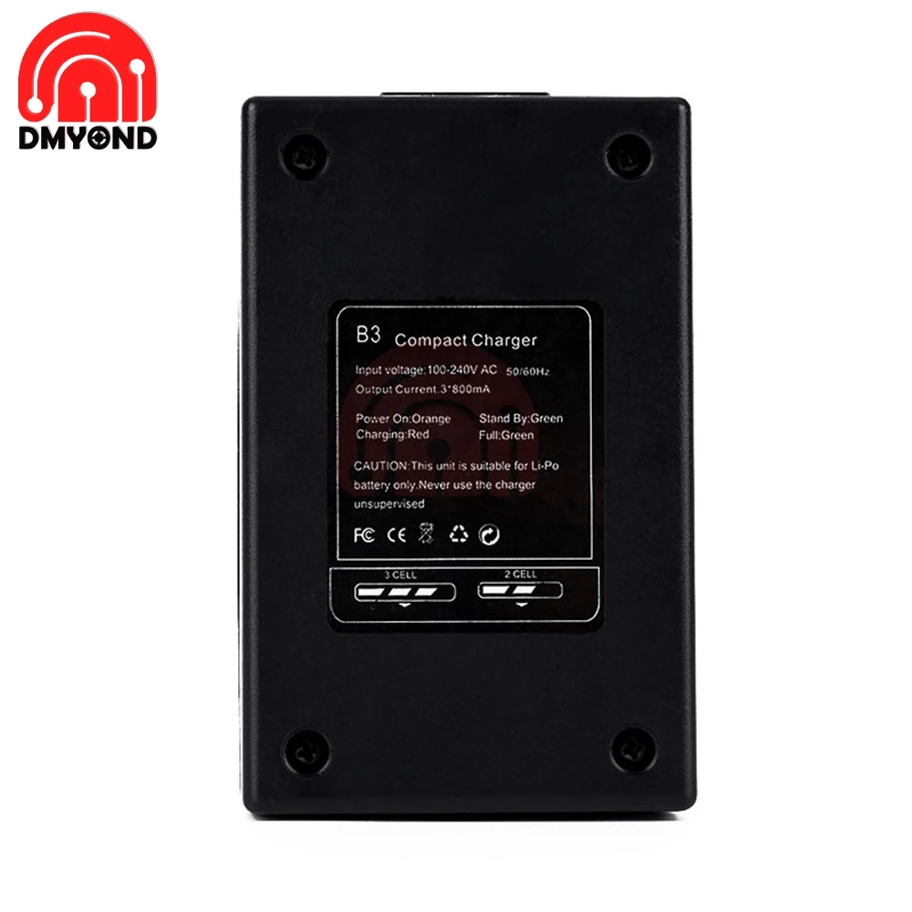 Imagem -06 - Carregador de Bateria Emax Carregador de Bateria Balanceado Lipo para Helicóptero rc Ac100v240v ue e Eua Plug Imaxrc Imax b3 Pro Compact 2s 3s