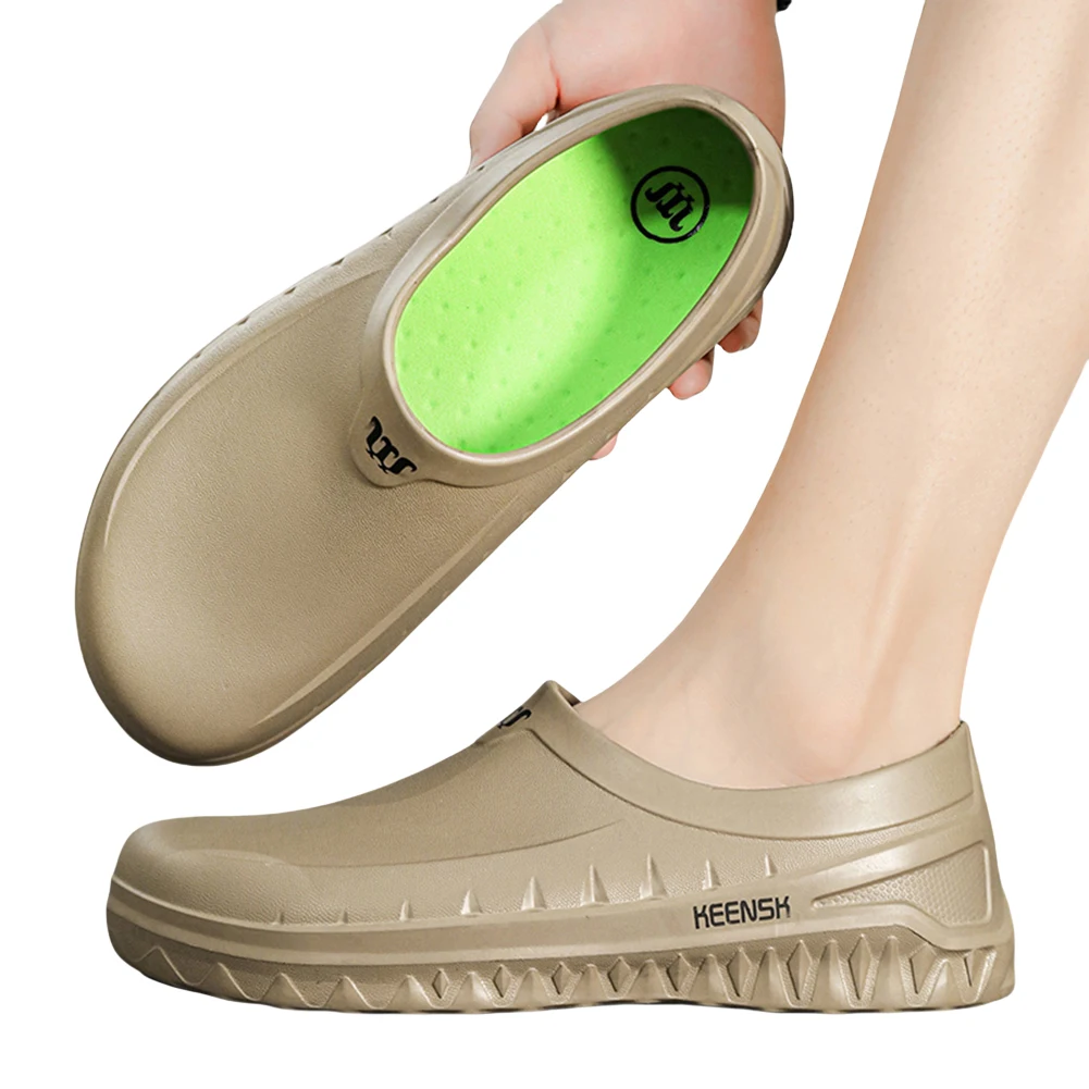 

EVA Chef Shoes Lightweight Work Shoes Breathable Outdoor Safety Shoes Non-slip Comfortable Walking Shoes Waterproof for Kitchen