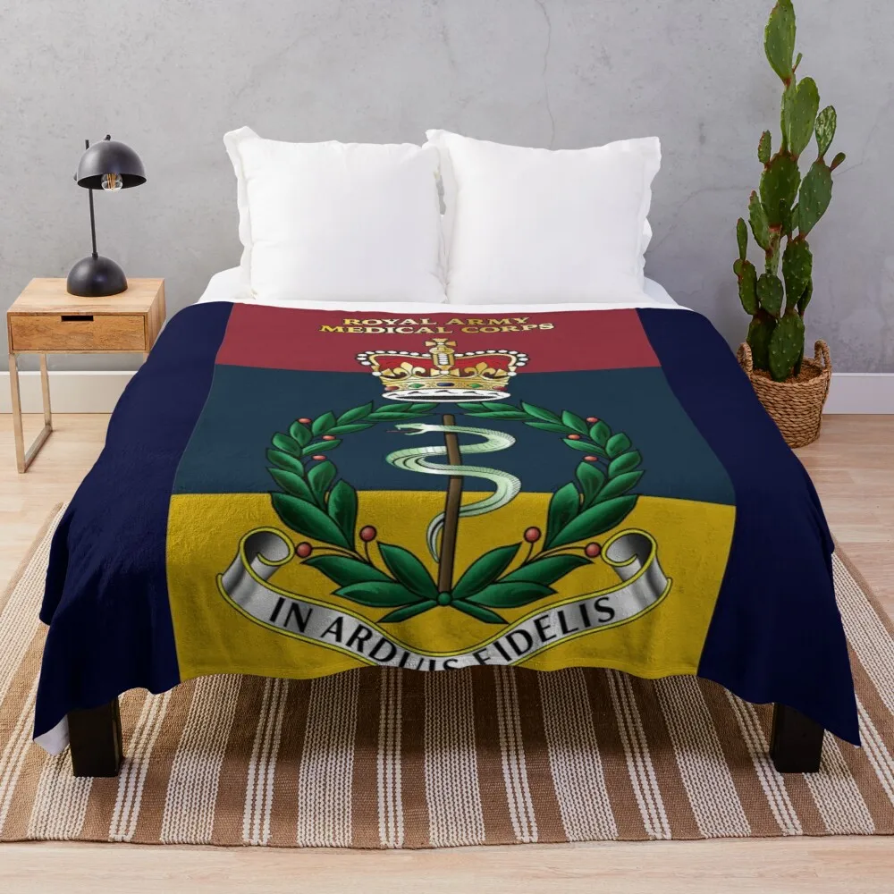 

Royal Army Medical Corps memorabilia Throw Blanket