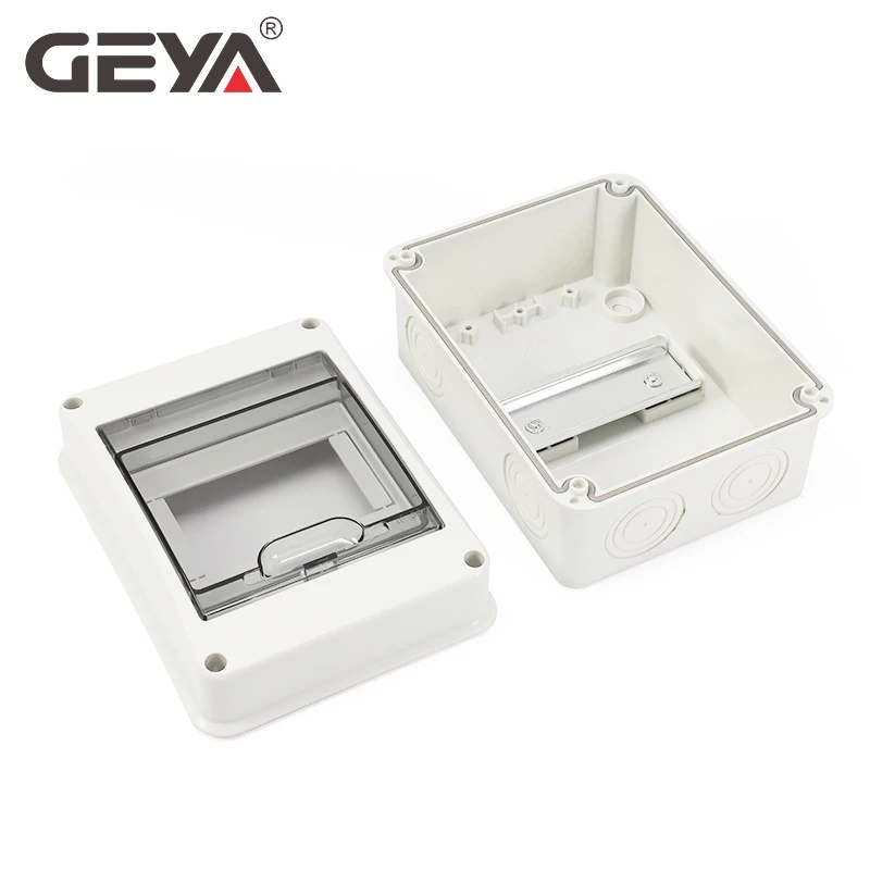 GEYA HT Series 5/8/12/15/18 Ways Waterproof Electrical Distribution Box Circuit Breaker MCB Power Plastic Junction Wire Box IP65