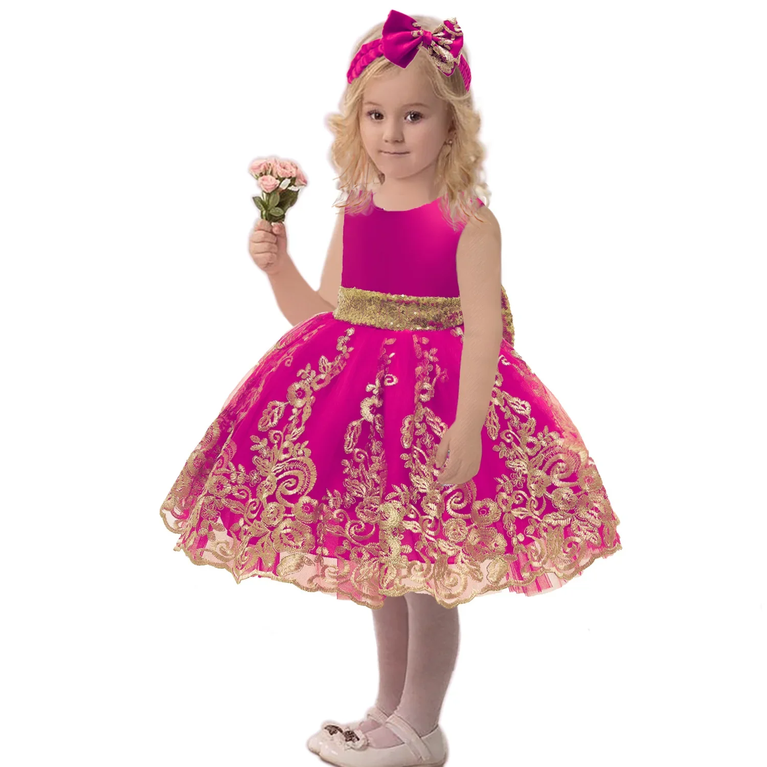 Baby Dress Baby Cute Dress Baby Birthday Cute Dress Children\'s Birthday Girl\'s New Christmas Dress