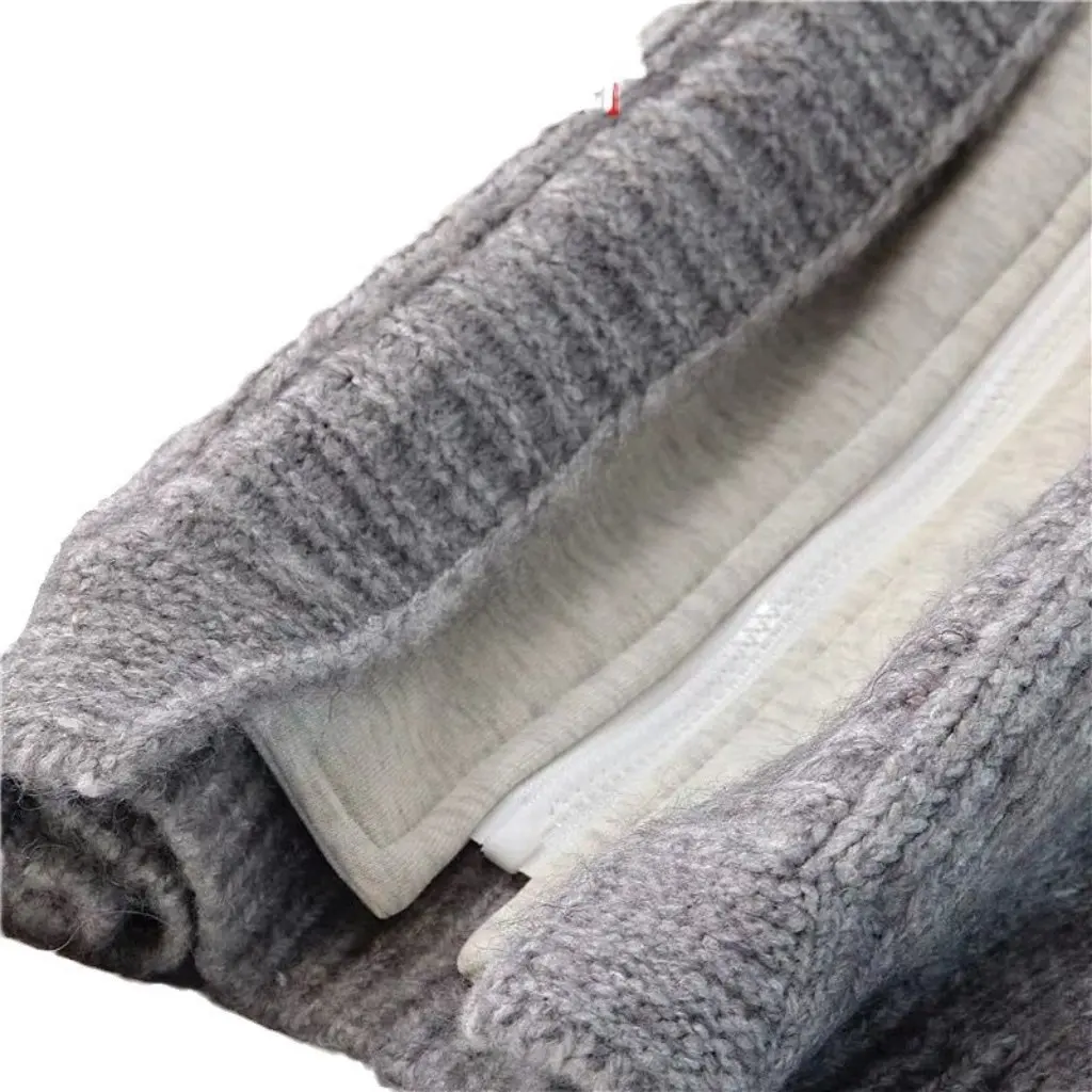 

Grey Women's Hooded Sweater Fake Two-Piece Loose Fit Lazy Spring Dress Japanese Style Knitted Cardigan Coat Thickened