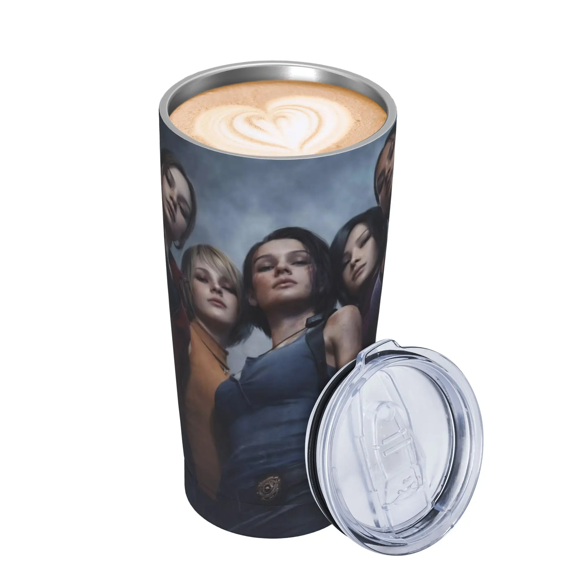 Residents Evils 9  Tumbler Vacuum Insulated Games Thermal Cup Stainless Steel Office Home Mug Water Bottle 20oz