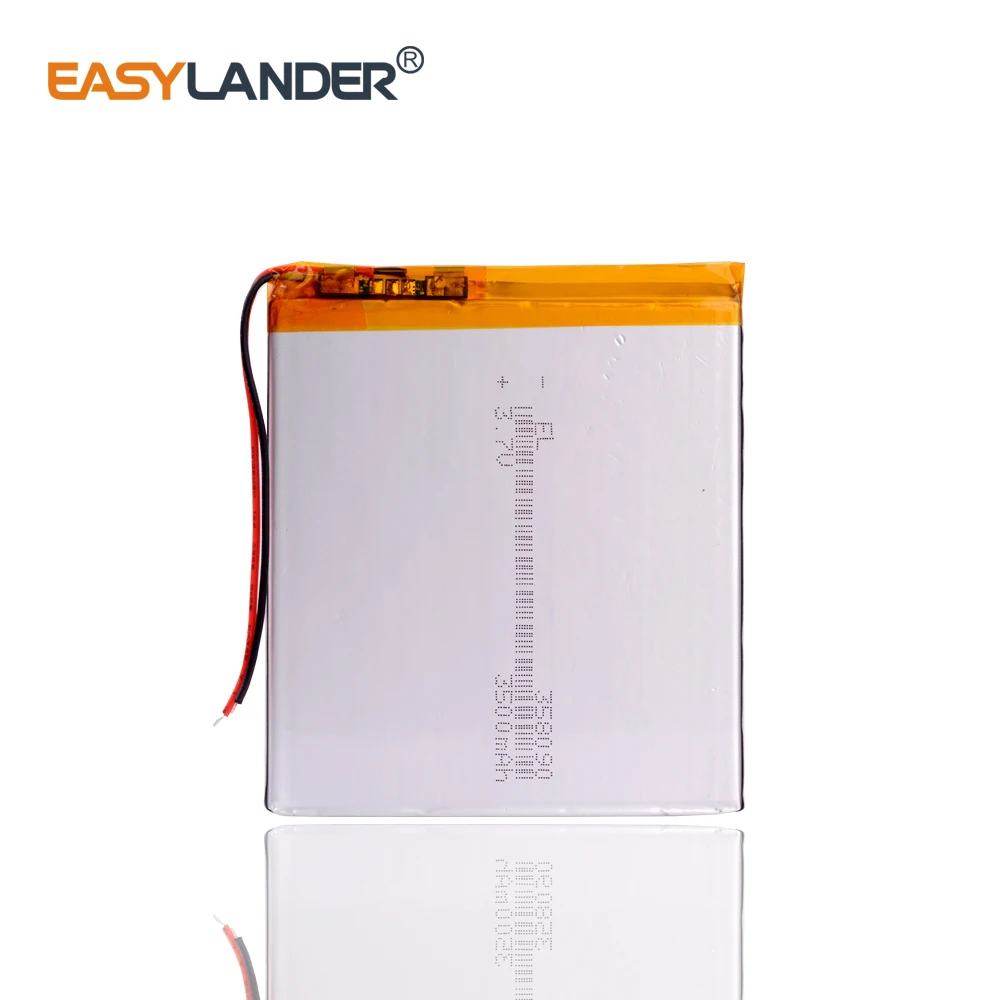 358090 3.7V 3100mAh  Rechargeable  li Polymer Battery For 7