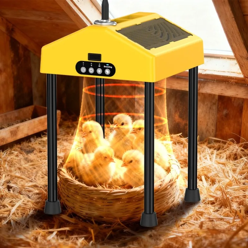 Chick Brooder with Light Smart Farm Poultry Brooding Heating Lamp Temperature Control Air Warming Brooder Poultry Farm Supplies