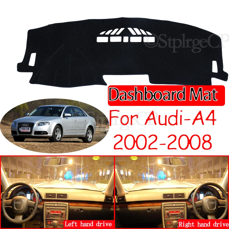 

Коврик от солнца Dashmat Dash Carpet Автомобильные аксессуары S-line 2003 2005 2006 для Audi A4 B6 B7 2002 ~ 2008 Противоскользящий коврик для приборной панели