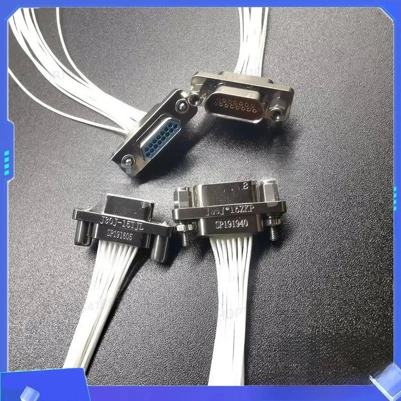 for J30J Rectangular Connector J30J-15ZKW J30J-15TJL J30J-15ZKP 15 Core Cable 10CM 20CM 30CM