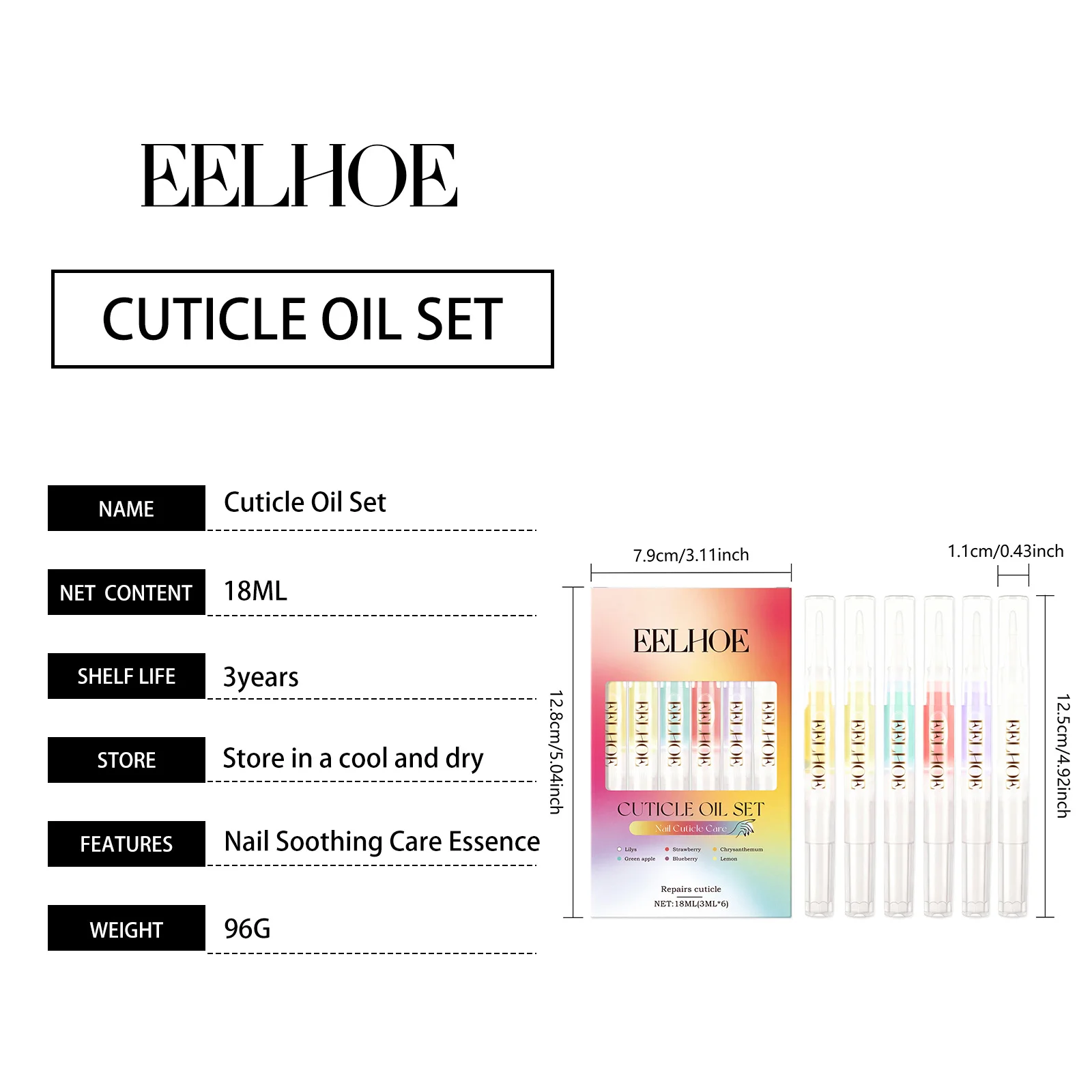 مجموعة محلول العناية بالأظافر - تغذية يومية لطيفة، تفتيح وتقوية، مجموعة العناية بالأظافر المرطبة تدوم طويلاً #2