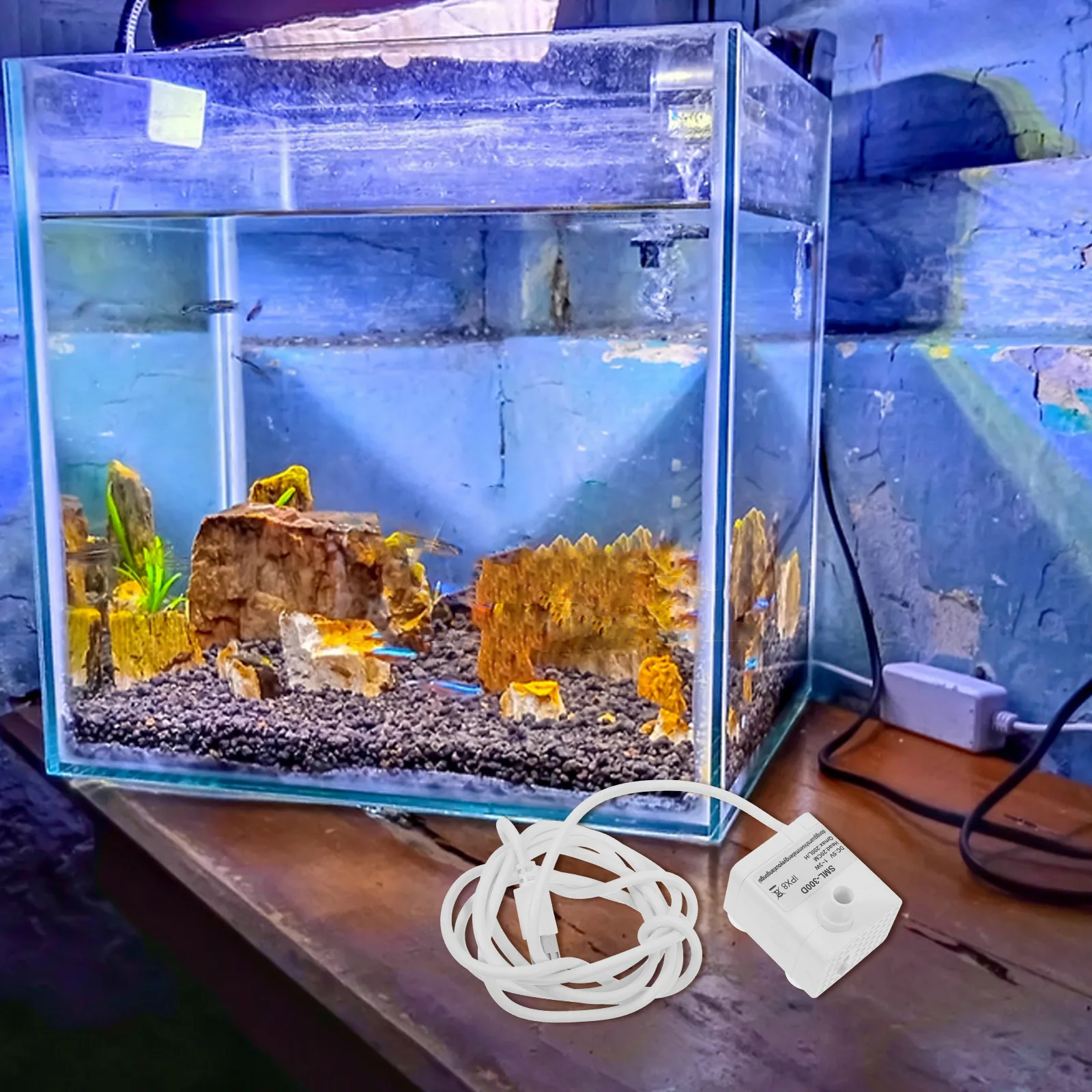 

Mini Submersible Pump 3.5W Fountain Pumps Usb Powered For Aquarium Fish Tank Fountain Pond Small Water Pump Outdoor