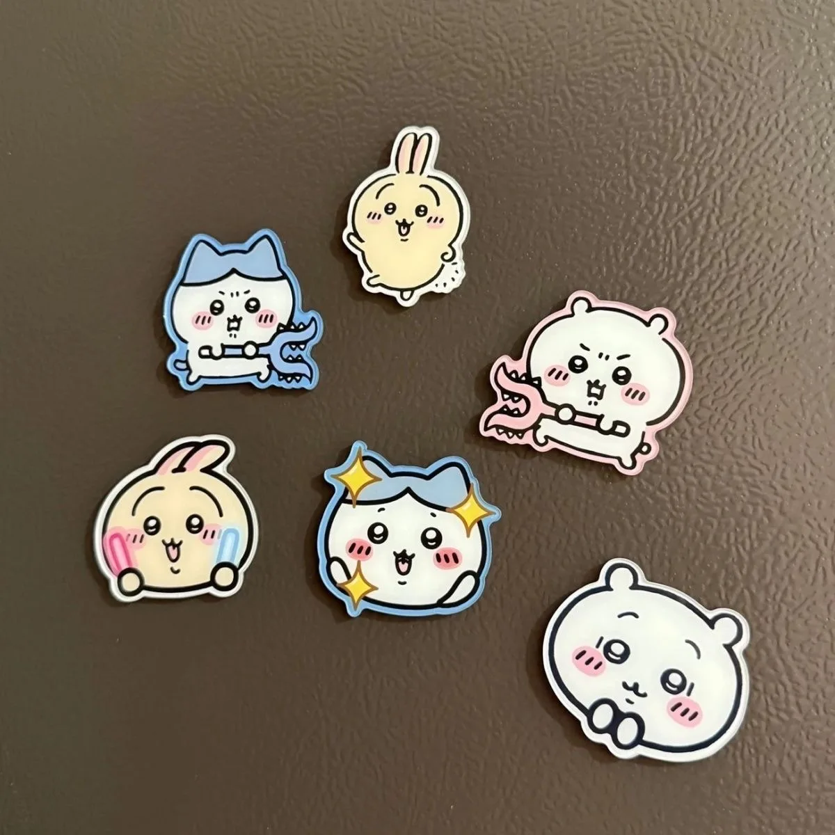 

Магниты на холодильник из акрила с изображением Чиикавы, милые мультяшные наклейки Хачиваре Усаги, кавайные аниме-магниты для декора дома