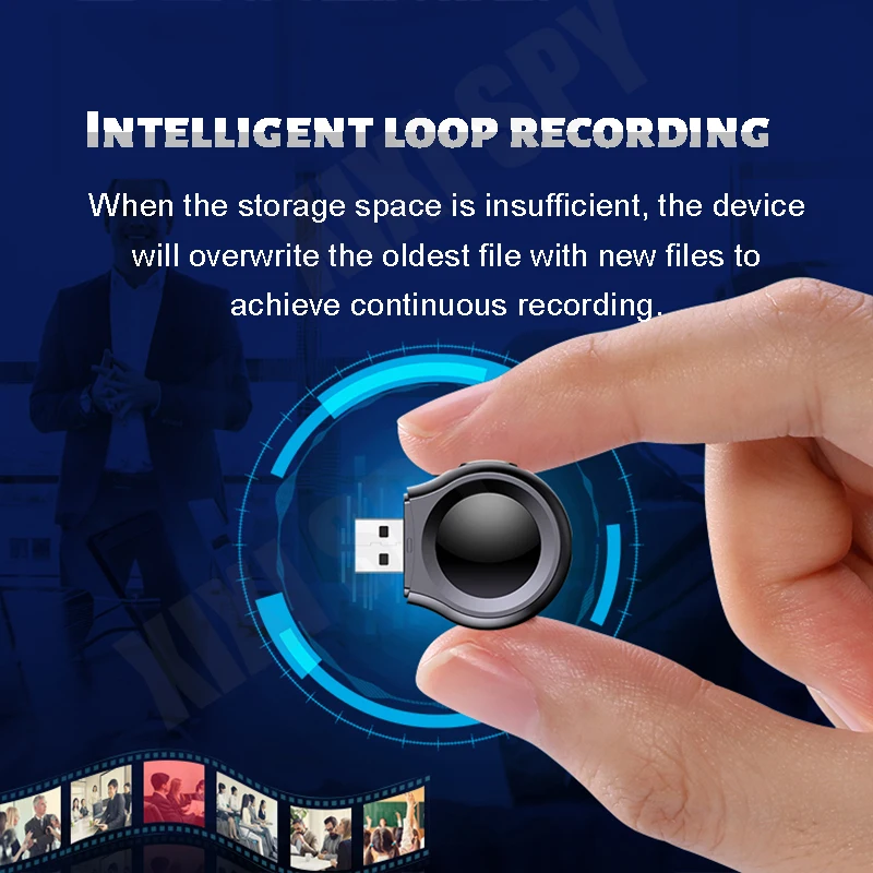 1080P Record Voice Recorder Digital Recording Device Sound Professional Dictaphone Audio Micro Listening Small Player