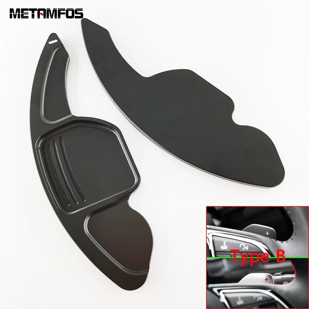 

For Audi Sline Quattro RS Q3 Q5 Q7 S3 S5 SQ5 SQ7 R8 A3 A4 A5 A6 A7 S4 TT TTS Car Shift Paddles Shifter Extended Shift Extension