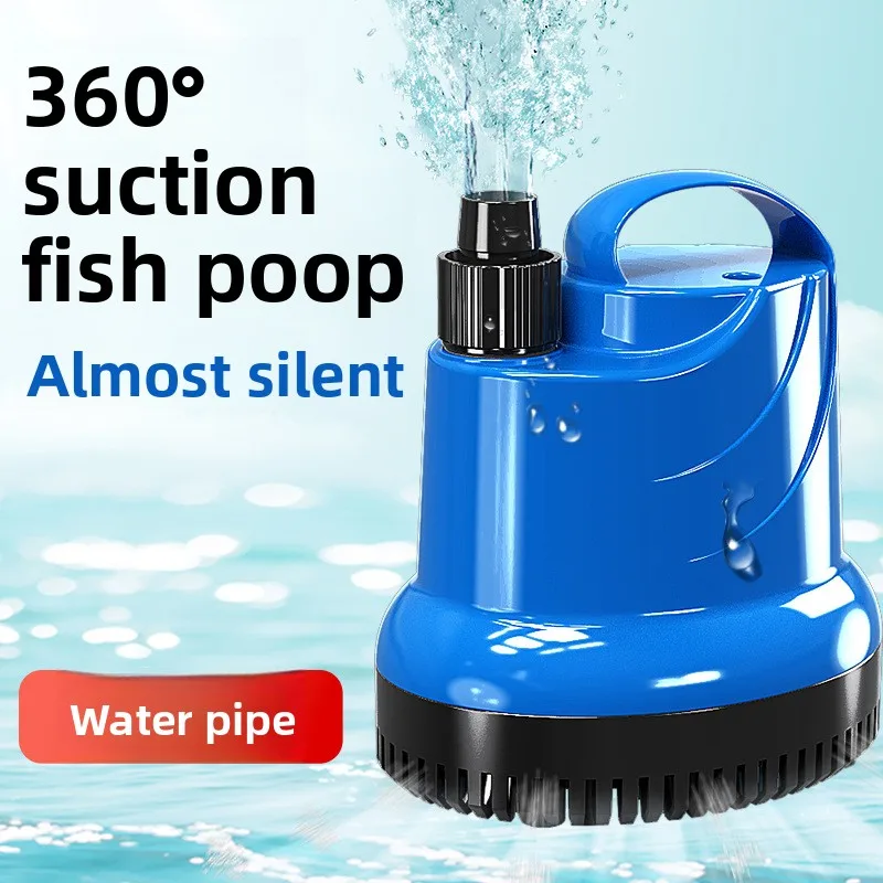 Fish Tank Submersible Pump Bottom Suction Aquarium Water Pump Bottom Filtration Silent Suction Replacement Bottom Suction Pump
