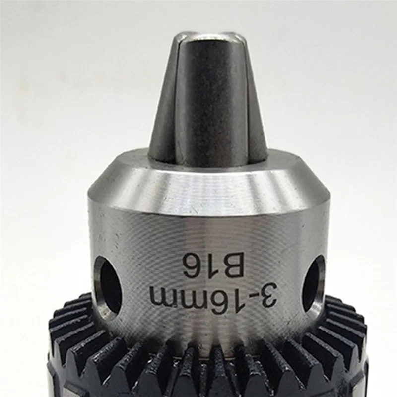 

RMWIN-B18 Steel Shell Taper Drill Chuck Without Thread Spanner 3-16Mm Spanner Chuck Heavy Duty Metal Swivel Clamp Drill Chuck
