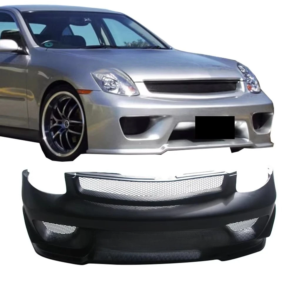 

SKOUIO-X2 Car Body Kits Front Lip Front Bumper Lower Lip Side Skirts Rear Diffuser Lip for G35 2003-2006