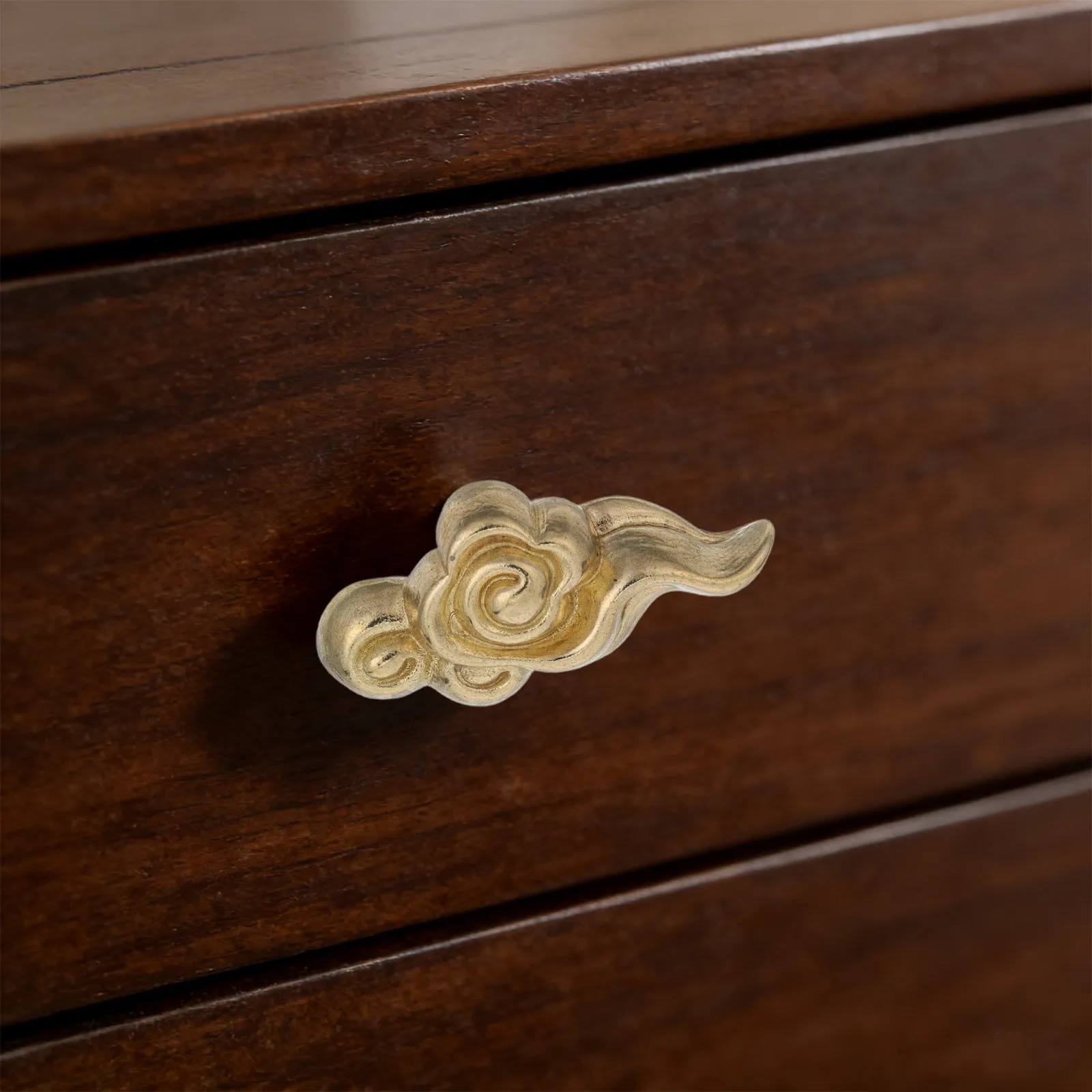 Cloud Drawer Knob Vintage Brass Cabinet Knob Dresser Handle Decorative Drawer Pull Kitchen Wardrobe Cupboard Hardware