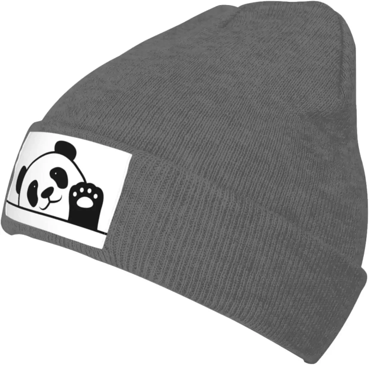 

Cute Cartoon Panda Funny Knit Hats for Men and Women Beanie Winter Soft Cozy Warm Stretch Thick Trendy Beanies Hats Cap