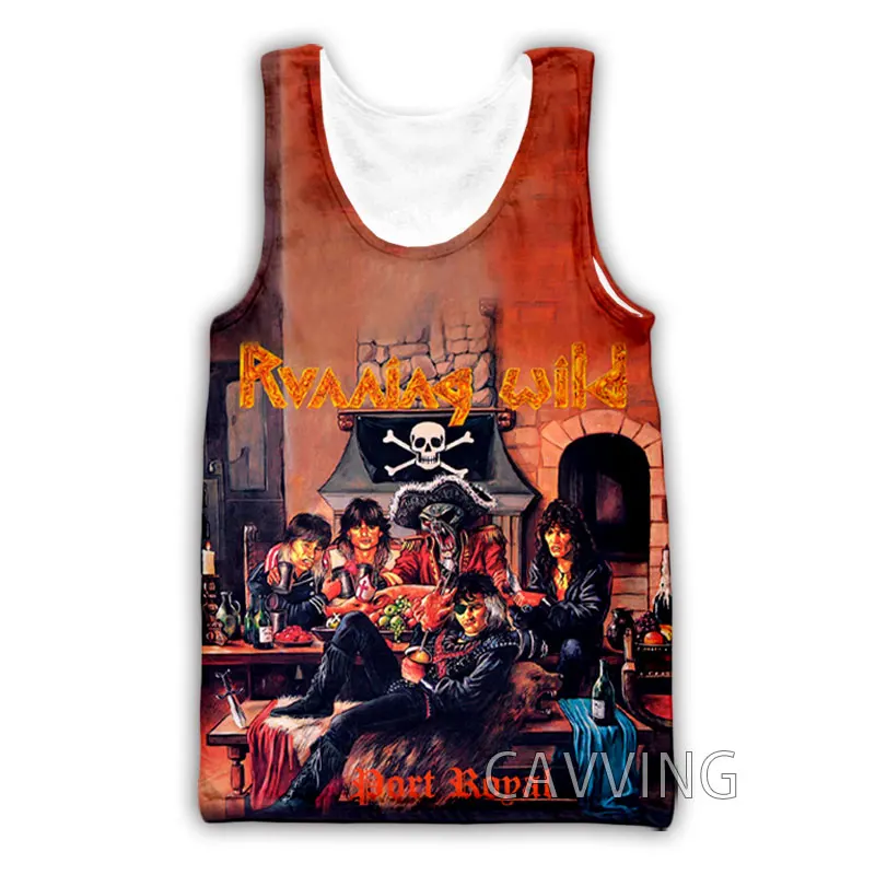 CAVVING 3D Printed  Running Wild  Rock  Tank Tops Harajuku Vest  Summer Undershirt Shirts Streetwear for Men/women