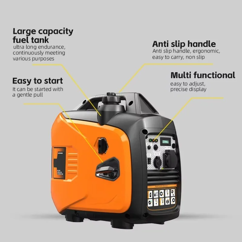 GasPortable Generator For Camping RV And Outdoor Activities With EPA3 CE Certification 110V To 240V H2850iS
