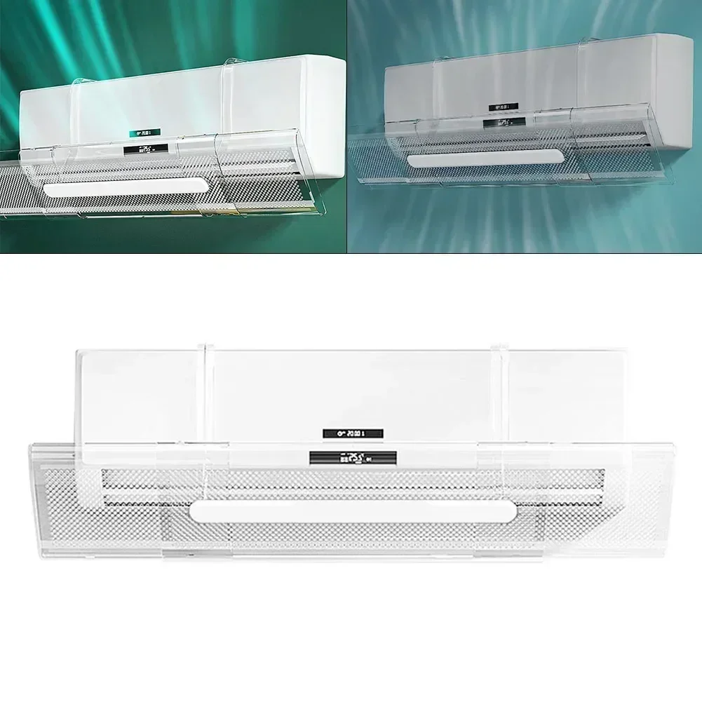 New Transparent Air Conditioning Windshield Adjustable Air Conditioning Wind Deflector Anti-direct Blowing Windshield Baffle