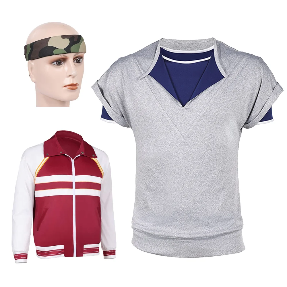 

ТВ «Очень странник», сезон 5, Лукас Синклер, карнавальный костюм, куртка, пальто, повязка на голову, фантазия, верхняя одежда для взрослых и мужчин, маскировка для вечеринки на Хэллоуин