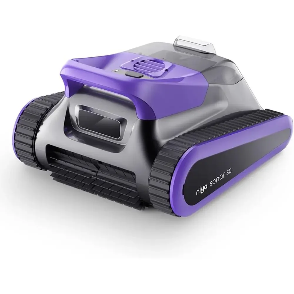 

Sonar-Guided 30ft Robotic Pool Cleaner with Wall-Climbing Capability