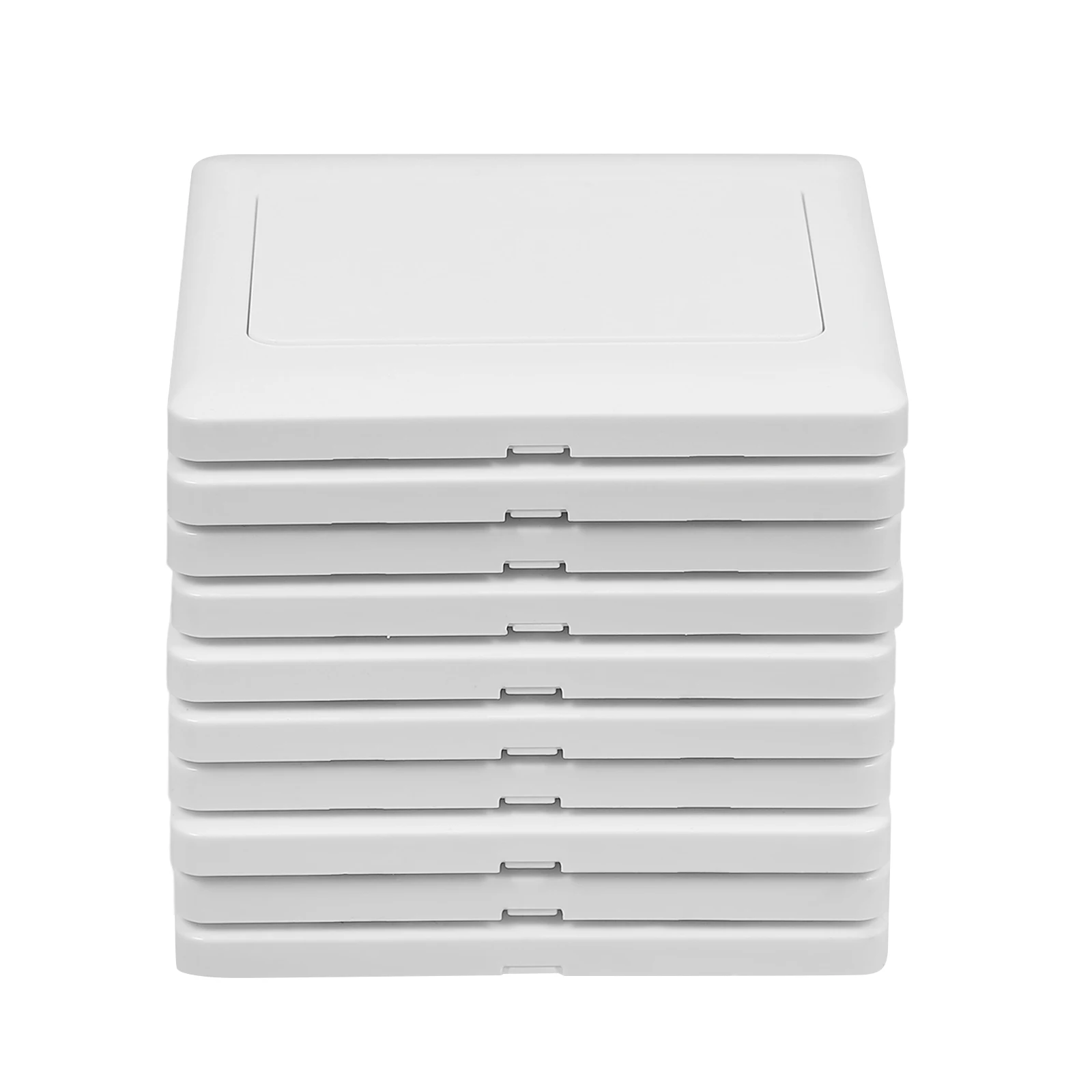 

10Pcs Switch Wall Plate Flameproof Decorator Cover for Modern Home Decor Toggle Light Switch Socket Socket Covers for Outlets