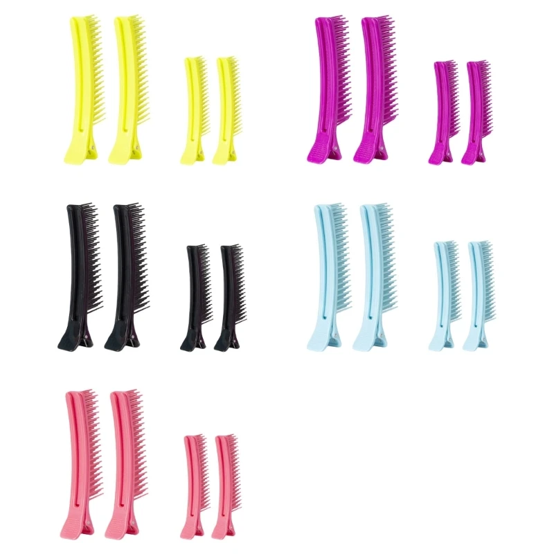 2 قطعة مشابك شعر متعددة الوظائف، مشابك لتقسيم الشعر، مشابك لتصفيف الشعر 918D