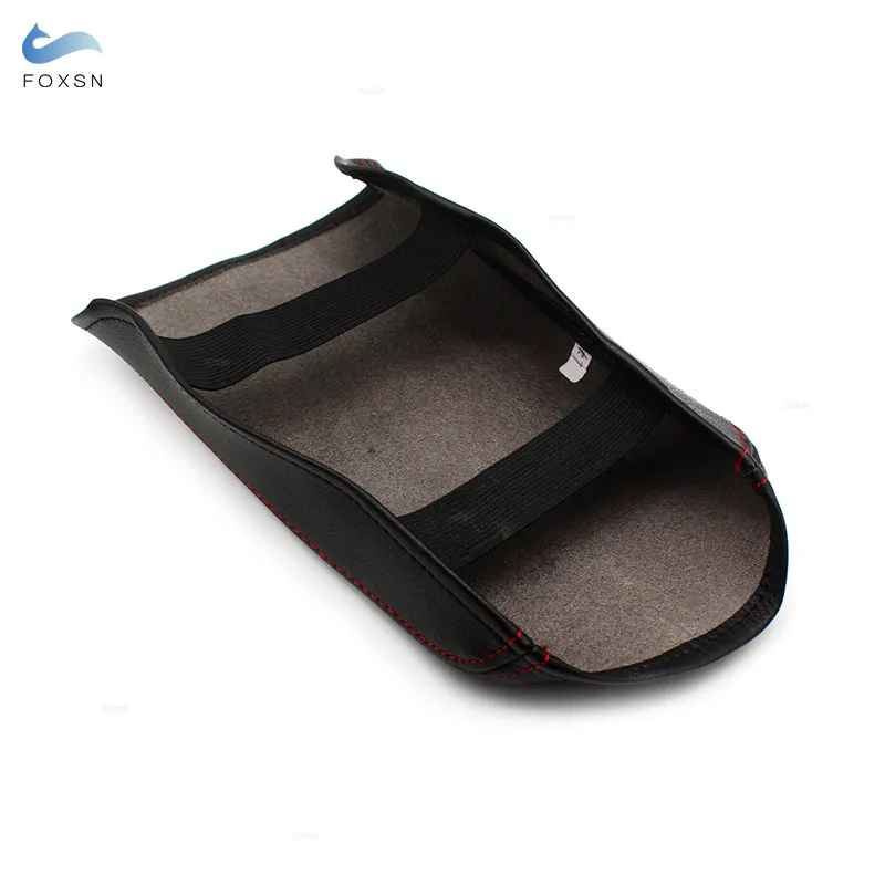 Car Styling Center Control Armrest Box Cover Black Microfiber Leather Trim For VW Golf 7 VII 2014 2015 2016 2017 2018 2019