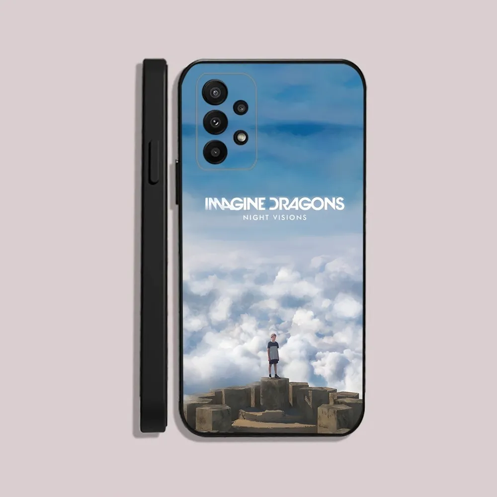 I-Imagine Dragons Night Visions  Phone Case For Samsung S24,23,22,30,21,10,9,Ultra,Plus,Lite,FE,5G Black Soft Case