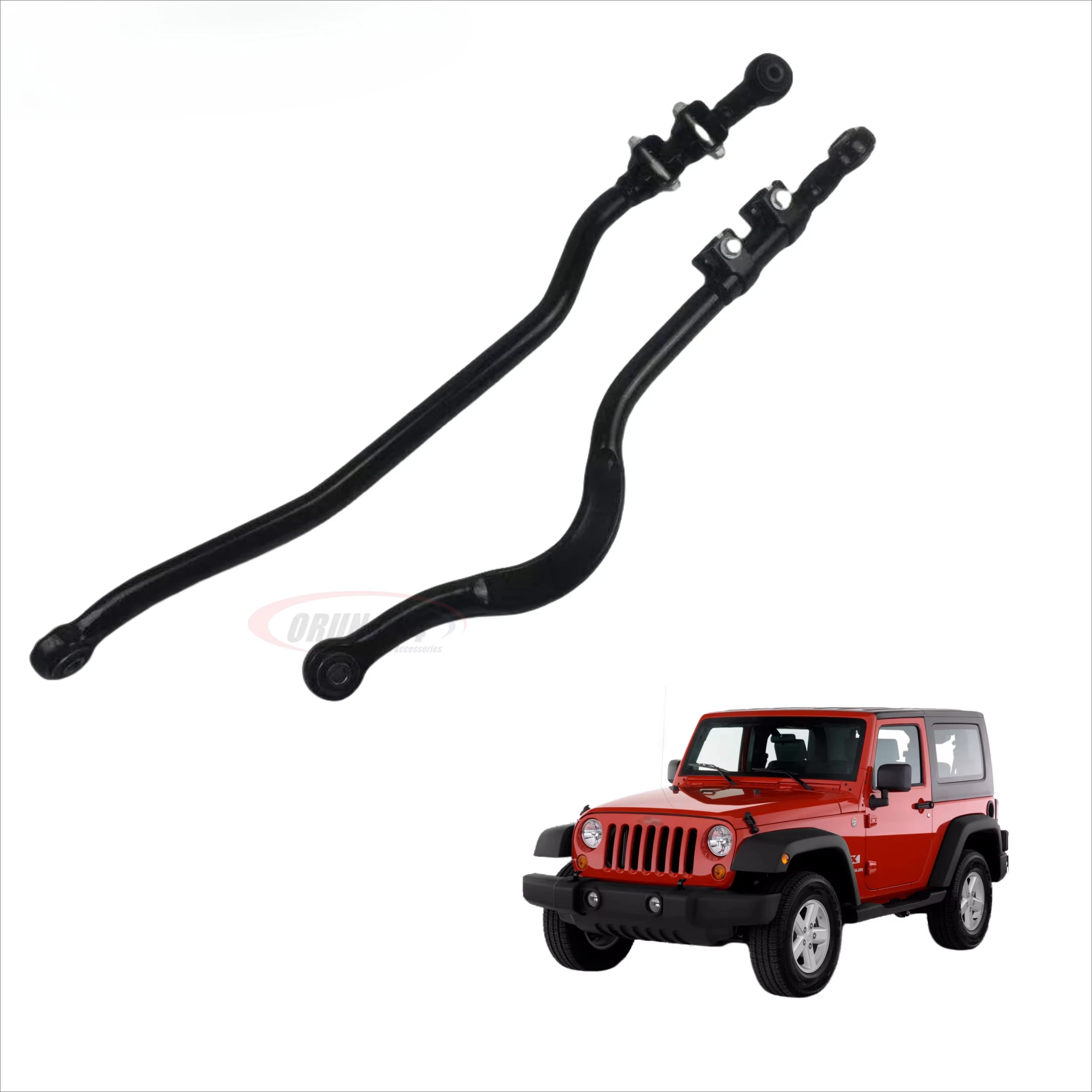 4x4 Suspension High Quality Adjustable Front & Rear Panhard Rod Bar For Wrangler JK 2007 Lift Kits