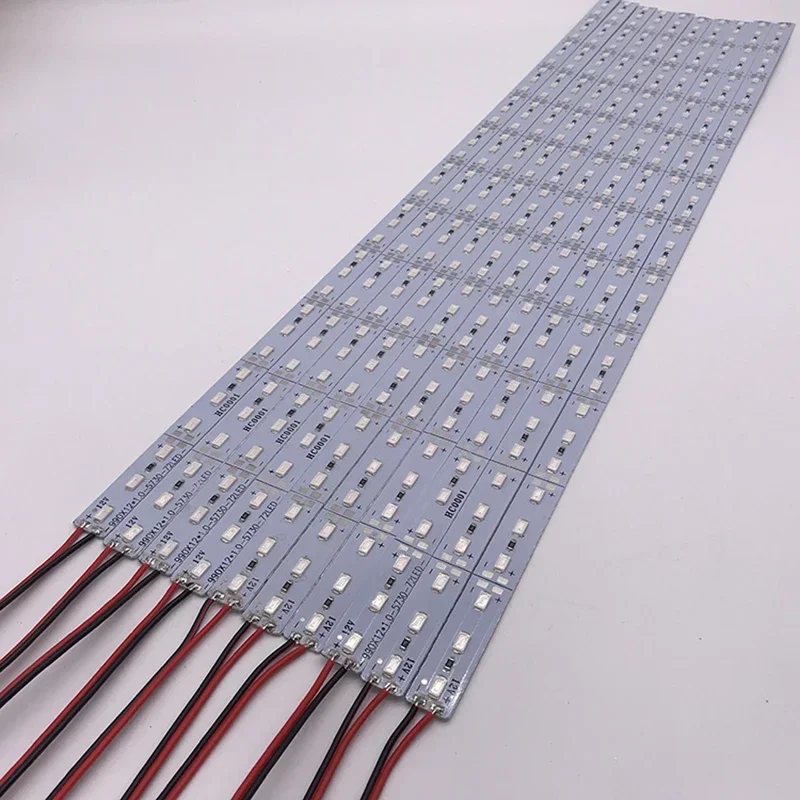 LED Plants Grow Lights DC 12V 5730 SMD LED Bar Lights for Aquarium Green house Lamp 10pcs 50CM