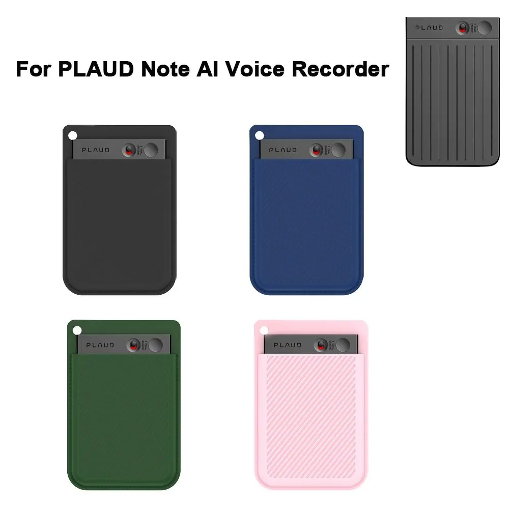 New Silicone. Protective Cover Shell with Sucker Case Cover Anti-Scratch Shockproof Protector for PLAUD Note AI Voice Recorder