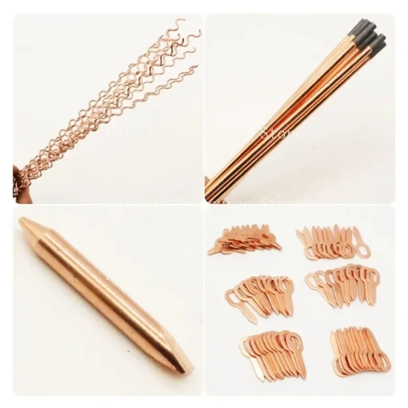 81Pcs/Set Spot Welder Dent Puller Kit Welding Electrodes Spotter Straightenging Denats Remover Car Repairing Tools