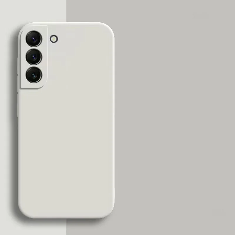 Quadratische Flüssigsilikonhülle für Samsung Galaxy S21 S22 S23 S24 S25 FE Cover S 21 22 23 24 25 Plus Ultra Kamera-Schutzhülle – Detail 9