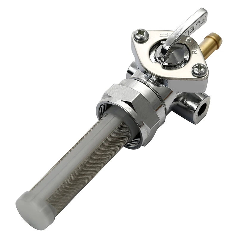 Motorrad Benzinhahn 22mm Gewinde Gastank für Harley Sportster Big Twin Custom 75-Up